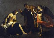 Alessandro Turchi Saint Agatha Attended by Saint Peter and an Angel in Prison